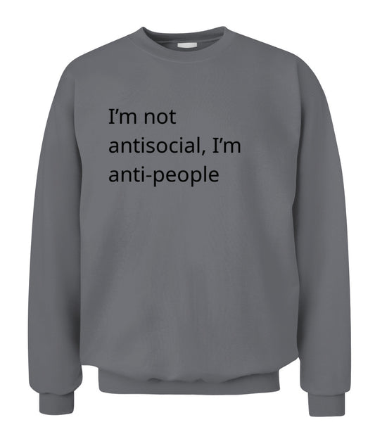 Cynical Sweater (I'm not anti-social, just anti-people)